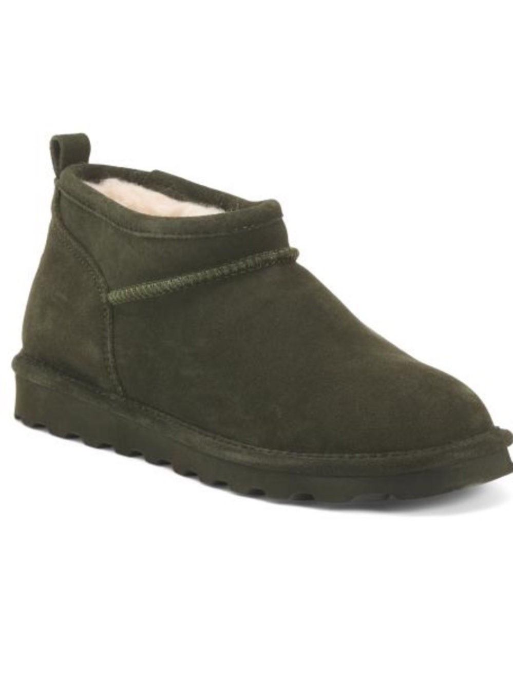 BEAR PAW waterproof suede super shorty booties